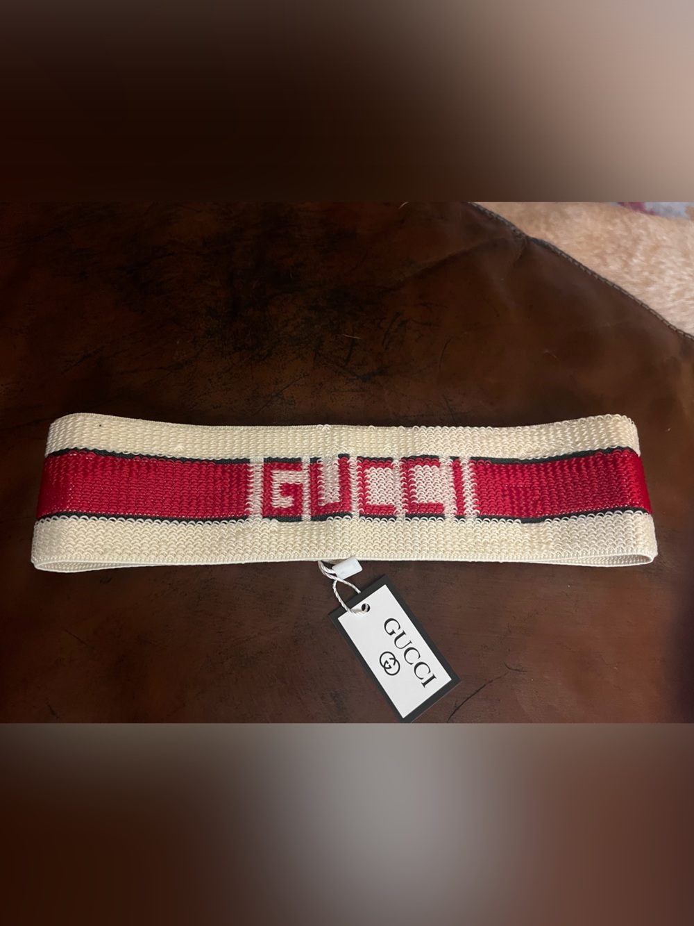 🔴 Gucci. Spellout Stretch Headband